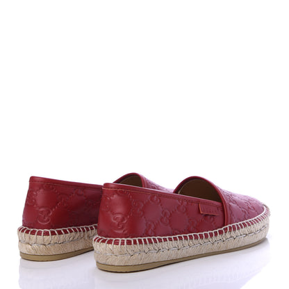 Gucci Guccissima Signature Espadrilles 35 Hibiscus Red 4 of 10