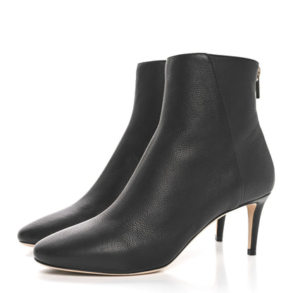 Jimmy Choo Grainy Calfskin Duke 65 Booties 38 Black 3 of 9