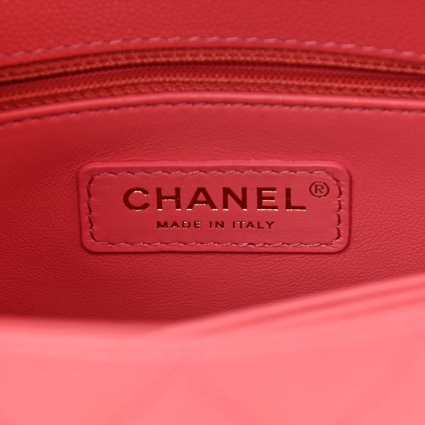 Caviar Quilted Mini Coco Handle Flap Pink