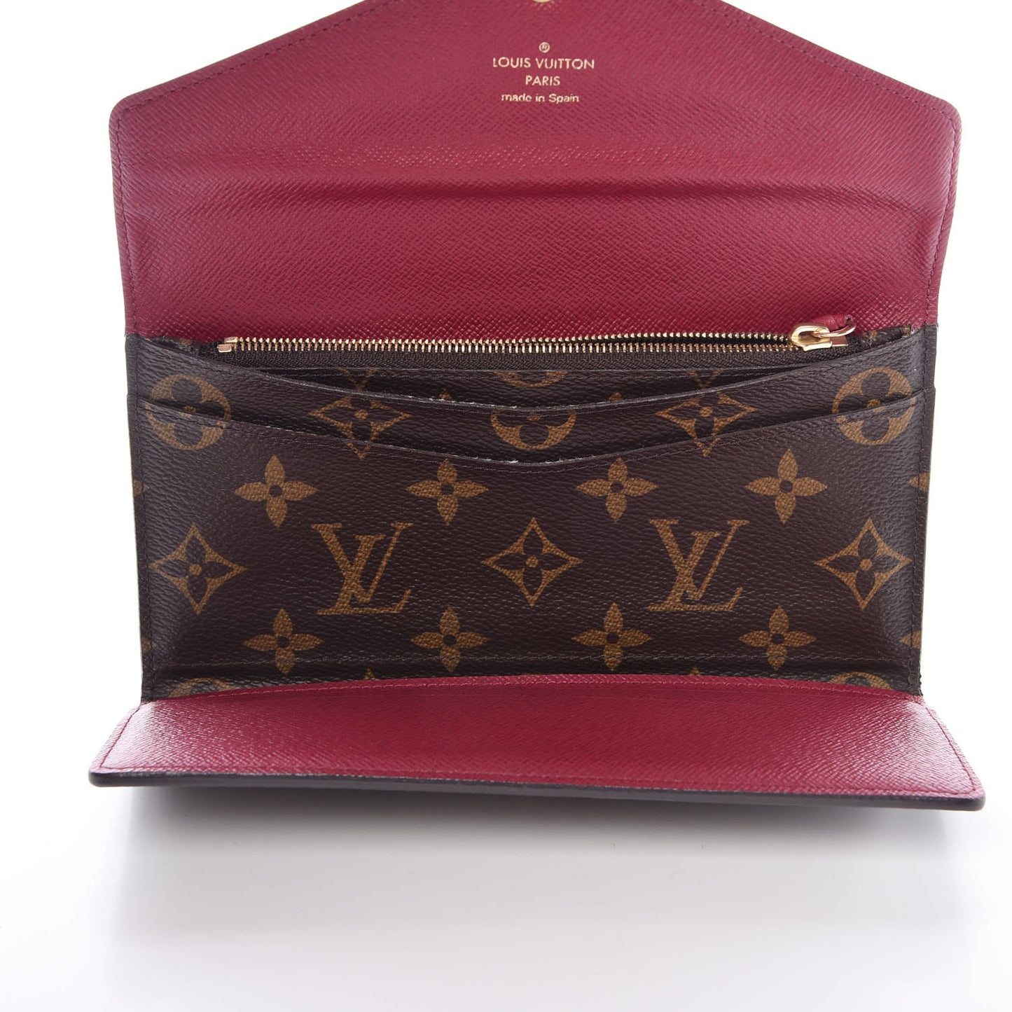 Monogram Josephine Wallet Fuchsia