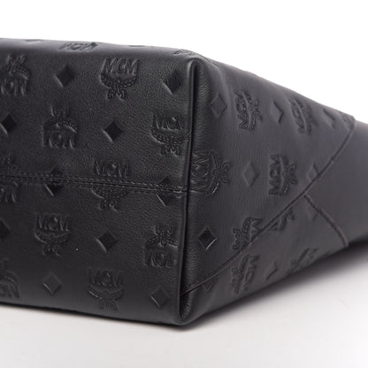 MCM Calfskin Ottomar Medium Klara Hobo Black 9 of 11