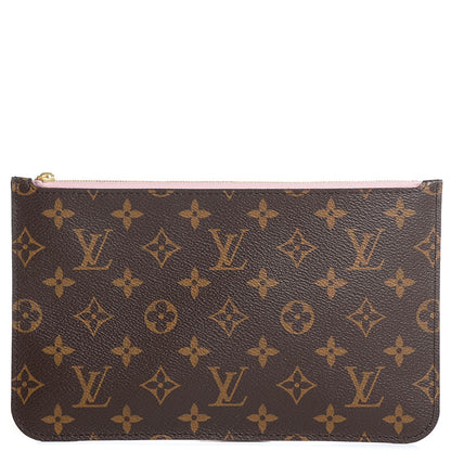Louis Vuitton Monogram Neverfull MM GM Pochette Rose Ballerine 1 of 8