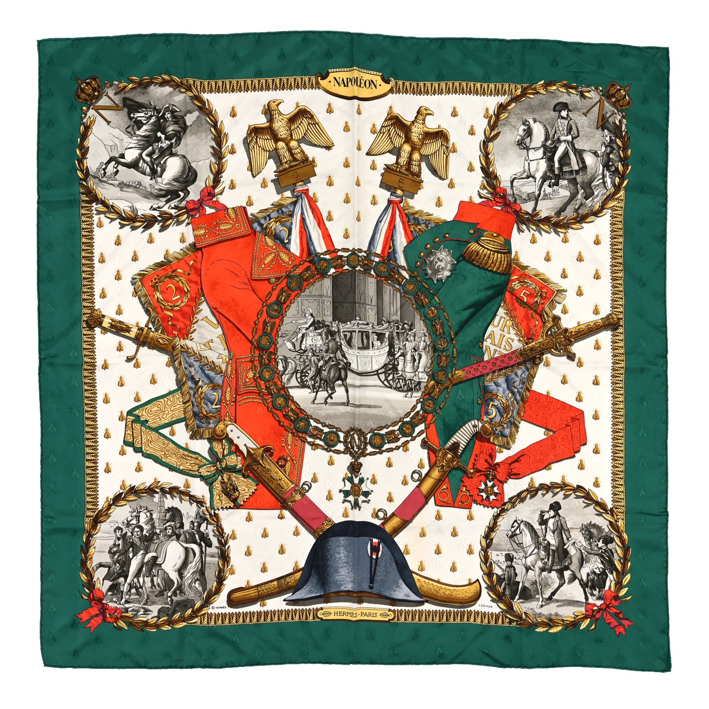 Silk Napoleon Scarf 90