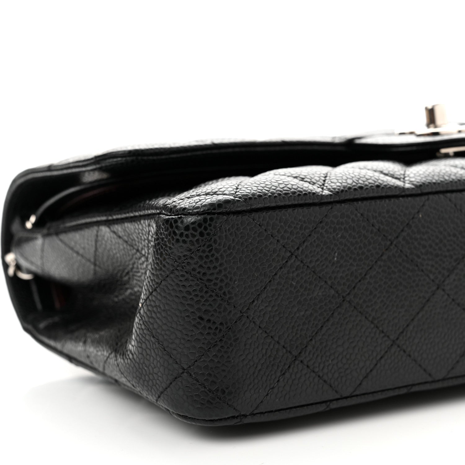 Chanel Caviar Quilted Medium Double Flap Black 9 of 13