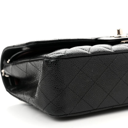 Chanel Caviar Quilted Medium Double Flap Black 9 of 13