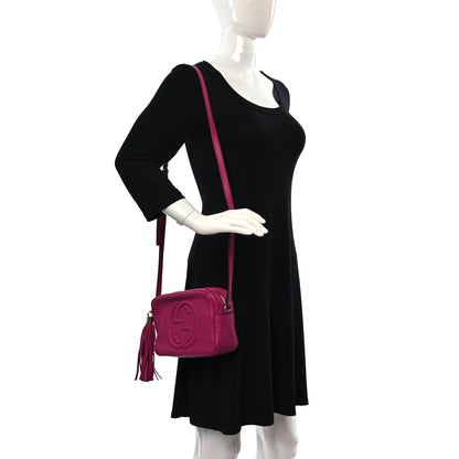 Gucci Cellarius Calfskin Small Soho Disco Bag Bright Bouganville 2 of 9