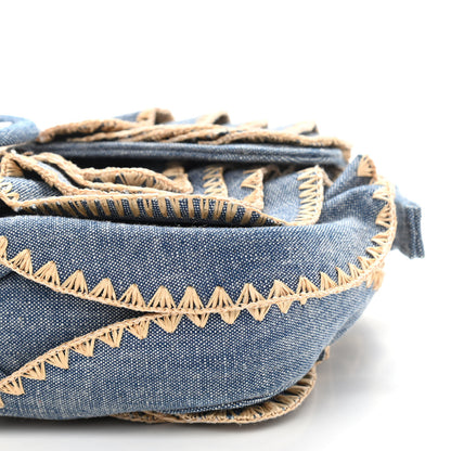 Fendi Denim F is Fendi Multi Waves Baguette Blue 8 of 8