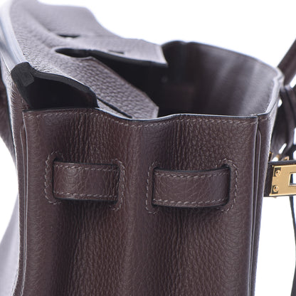 Hermes Togo Birkin 25 Chocolate 30 of 33