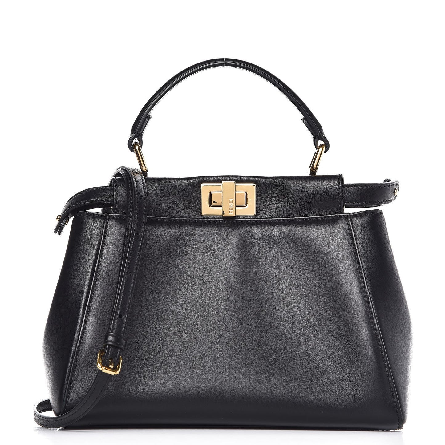 Nappa Mini Peekaboo Iconic Satchel Black