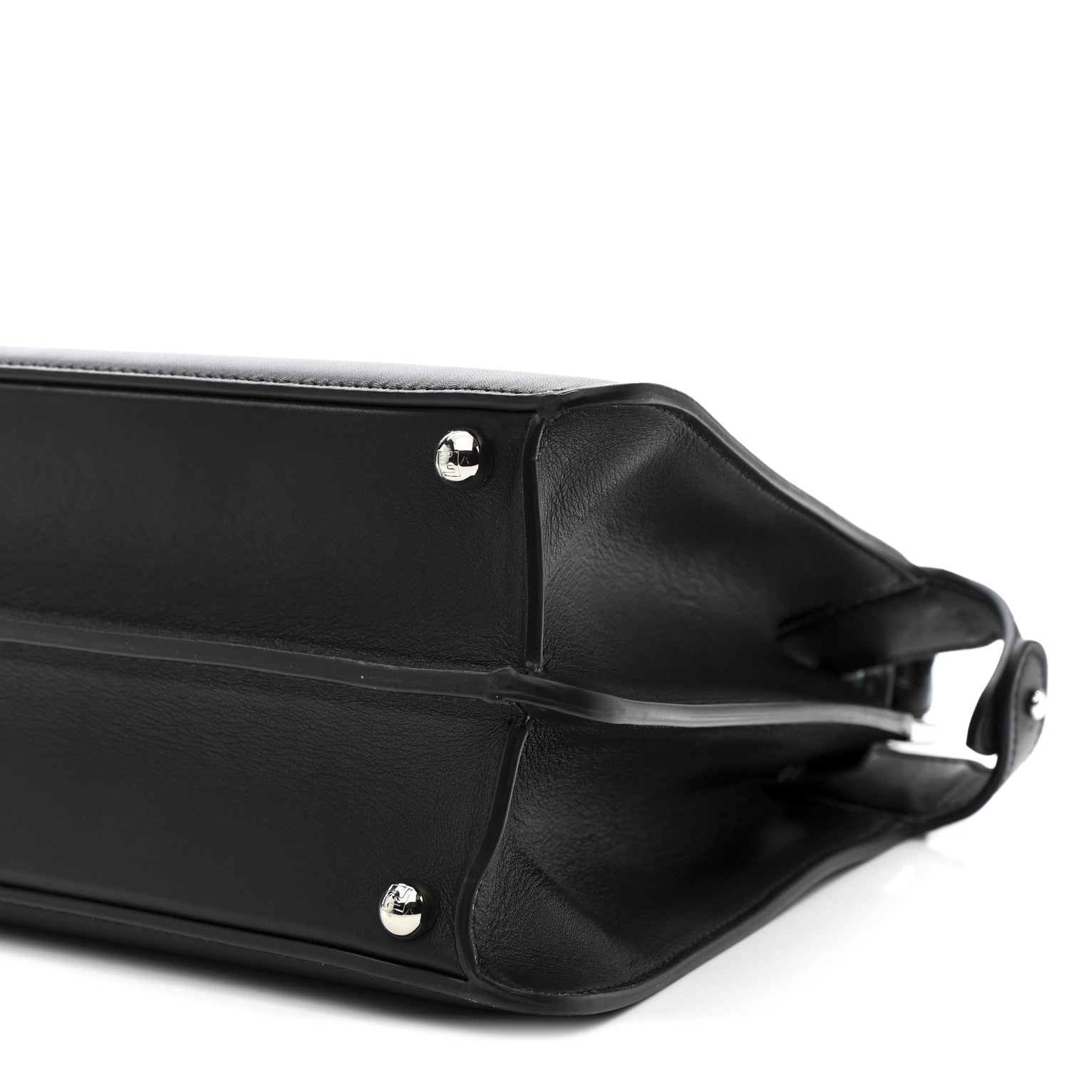Fendi X MARC JACOBS Vitello Seta Shiny Nappa Medium Peekaboo I SEE U Satchel Black 11 of 11
