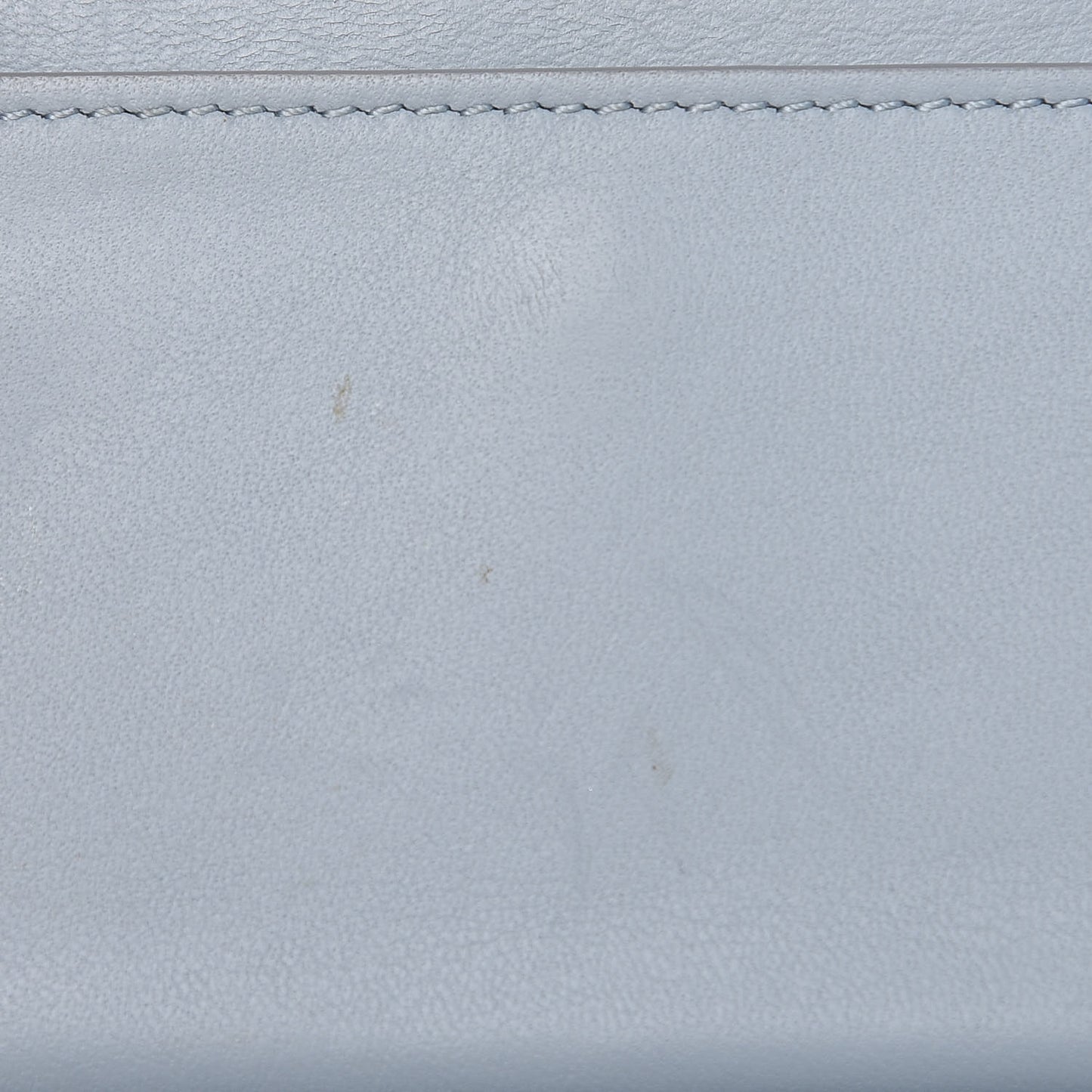 Drummed Calfskin Small Multifunction Folded Wallet Grey