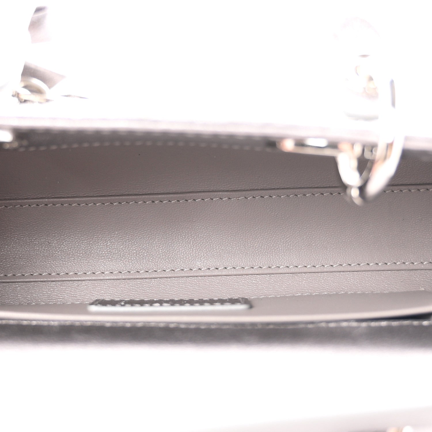 Christian Dior Metallic Lambskin Cannage Small Lady D-Joy 5 of 10