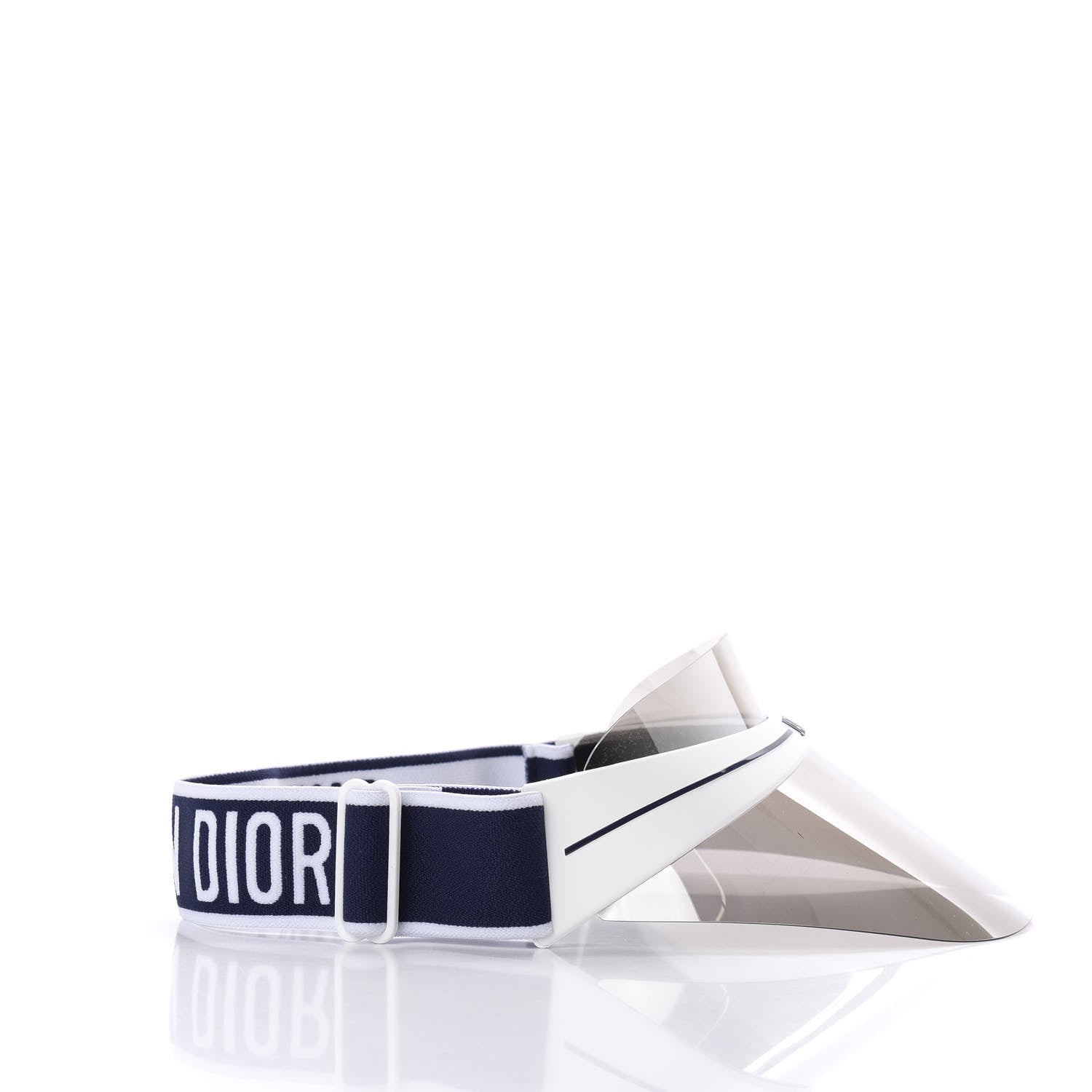 Christian Dior Mirrored DiorClub1 Sun Visor Silver 5 of 8