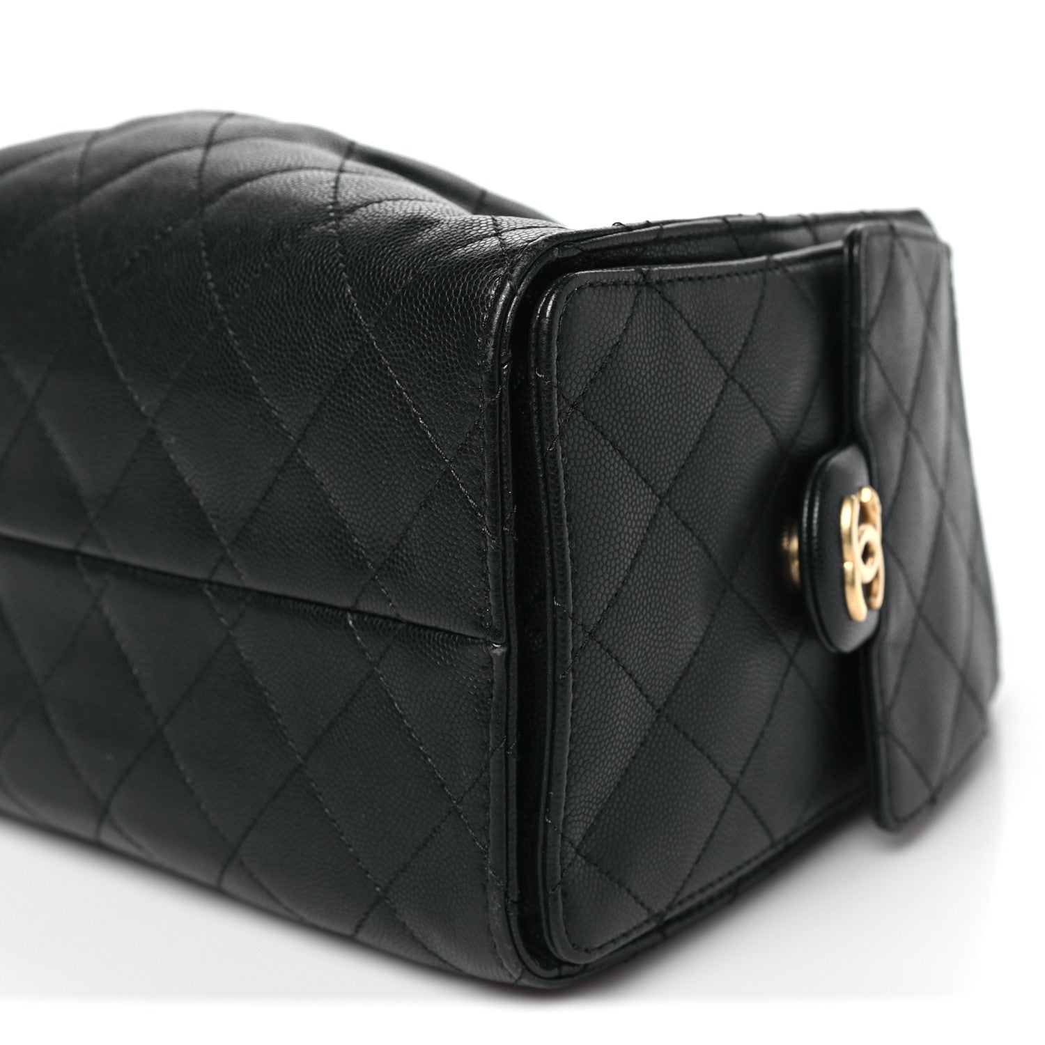 Chanel Caviar Quilted Small Chanel 25 Handbag Black 10 of 11