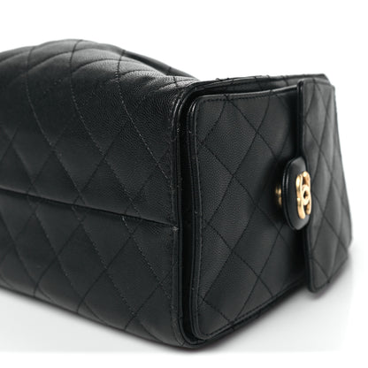 Chanel Caviar Quilted Small Chanel 25 Handbag Black 10 of 11