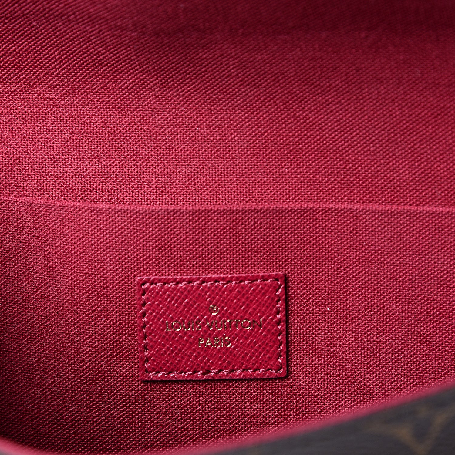 Louis Vuitton Monogram Pochette Felicie Chain Wallet Fuchsia 5 of 13