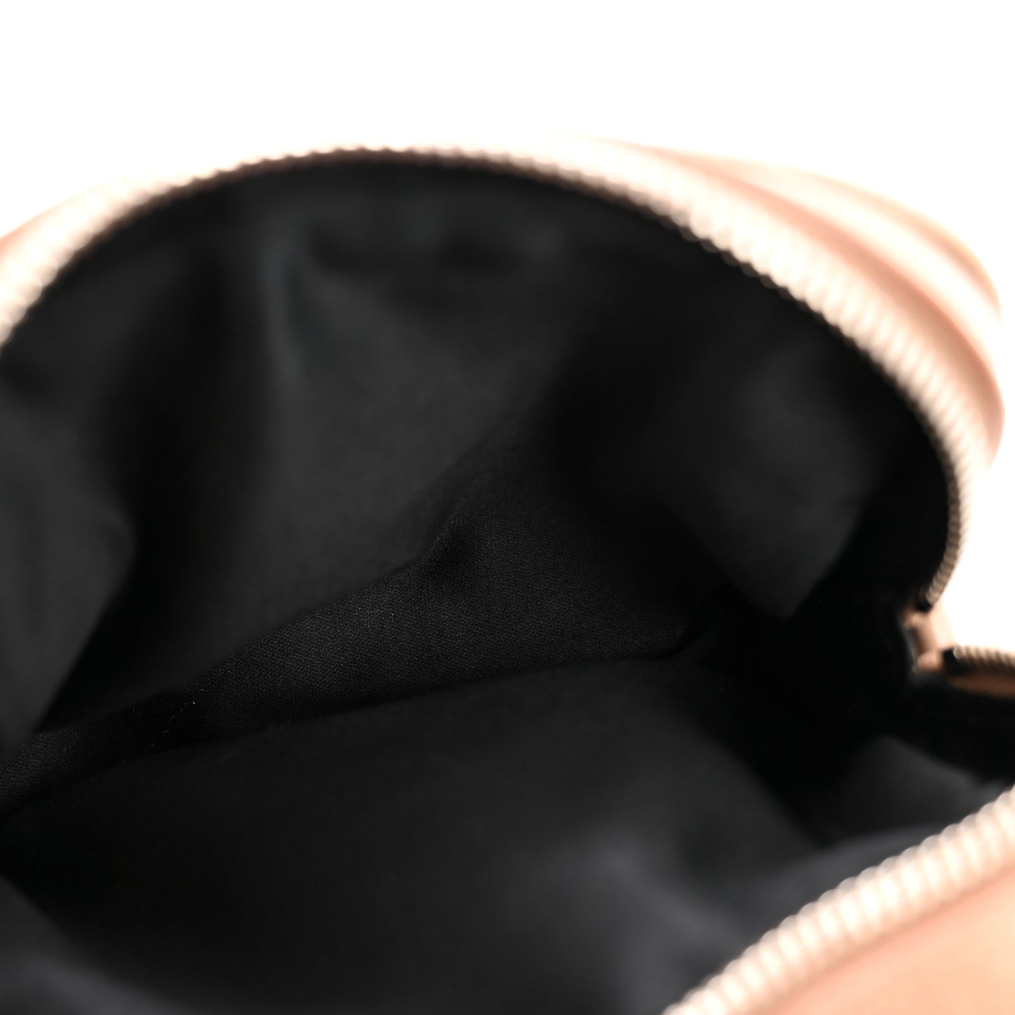 Vitello Lux Matelasse Double Zip Chain Crossbody Bag Cammeo