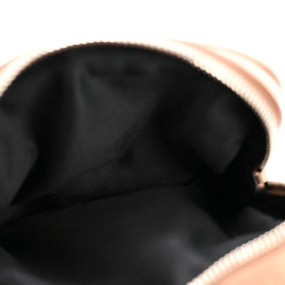 Miu Miu Vitello Lux Matelasse Double Zip Chain Crossbody Bag Cammeo 5 of 12