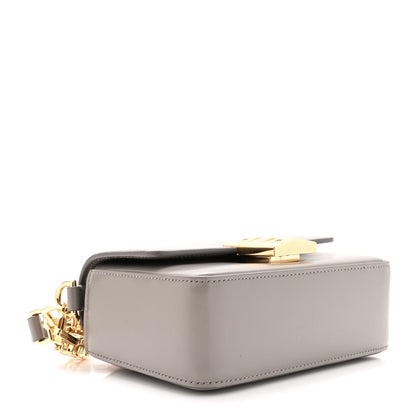 Givenchy Box Calfskin Small 4G Cube Chain Shoulder Bag Stone Grey 4 of 9