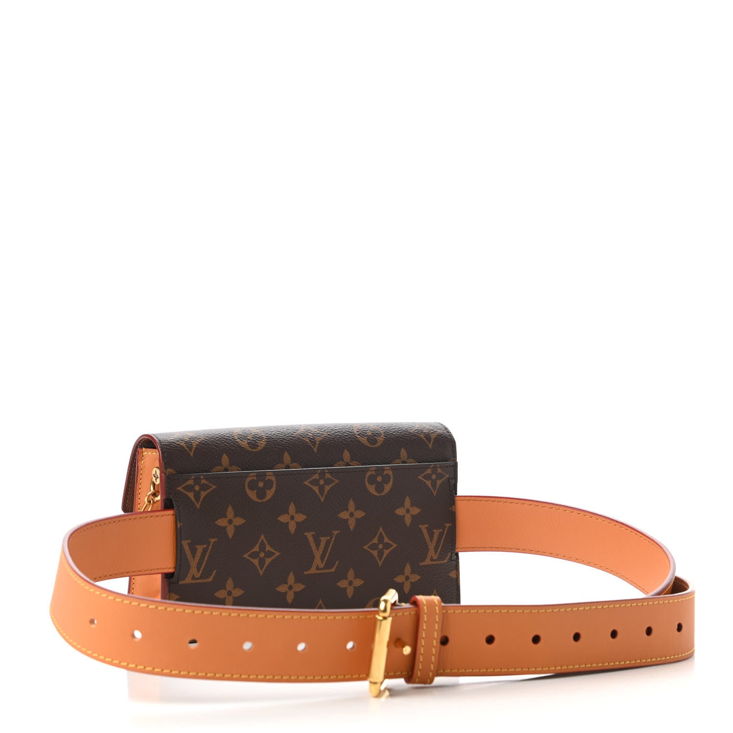 Louis Vuitton Monogram S Lock Belt Pouch MM 3 of 11