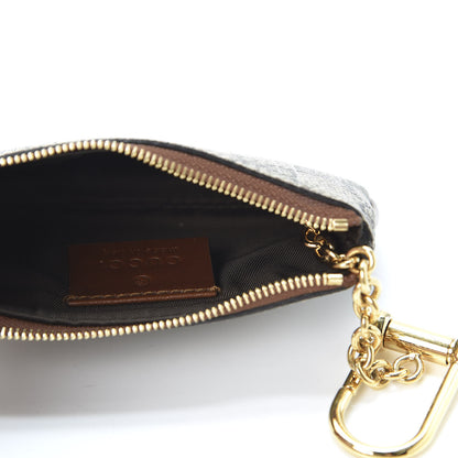Gucci GG Supreme Monogram Key Case Beige Ebony Cuir 4 of 8