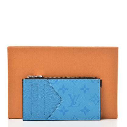 Louis Vuitton Taigarama Coin Card Holder Blue Lagoon 8 of 8