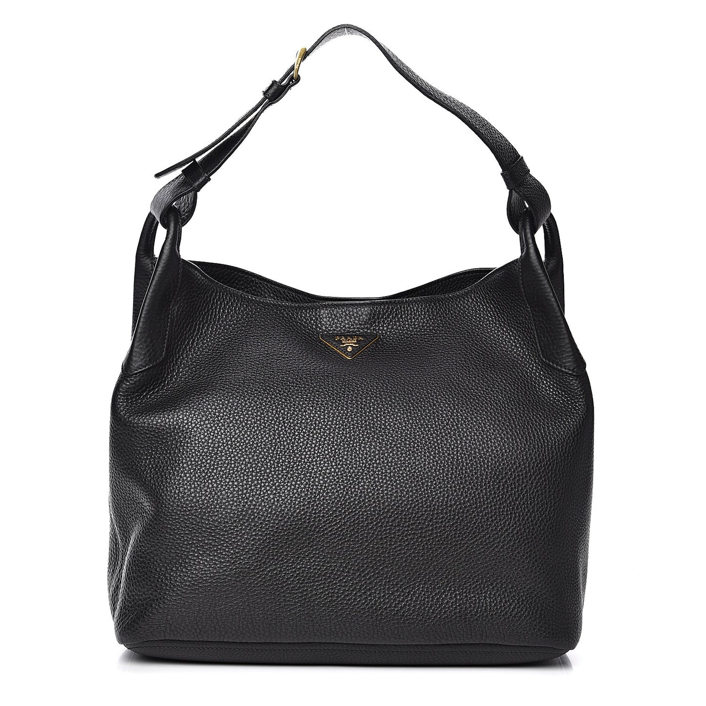 Vitello Daino Tote Black