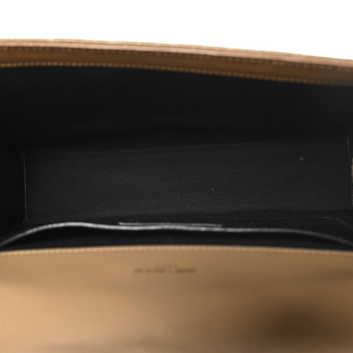 Grain De Poudre Textured Mixed Matelasse Medium Triquilt Monogram Satchel Dark Latte