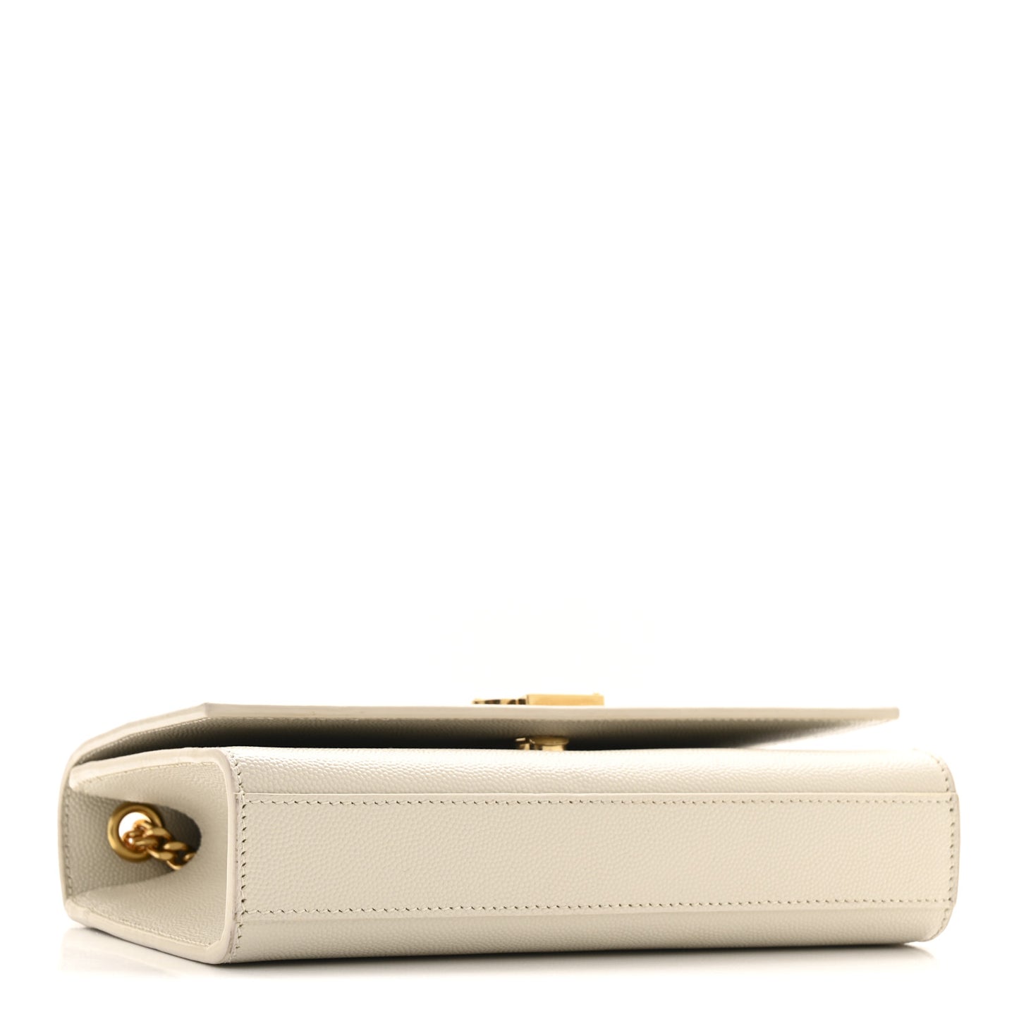 Grain De Poudre Small Monogram Kate Satchel Crema Soft