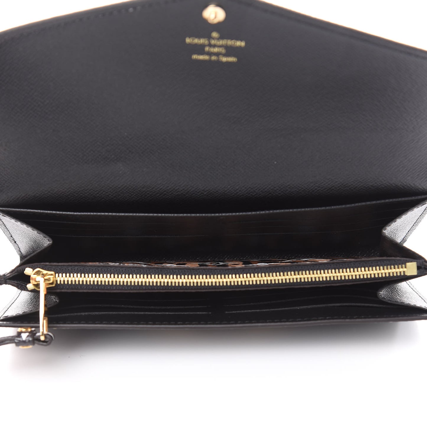 Monogram Giant Jungle Sarah Wallet Black