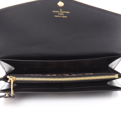 Louis Vuitton Monogram Giant Jungle Sarah Wallet Black 5 of 10