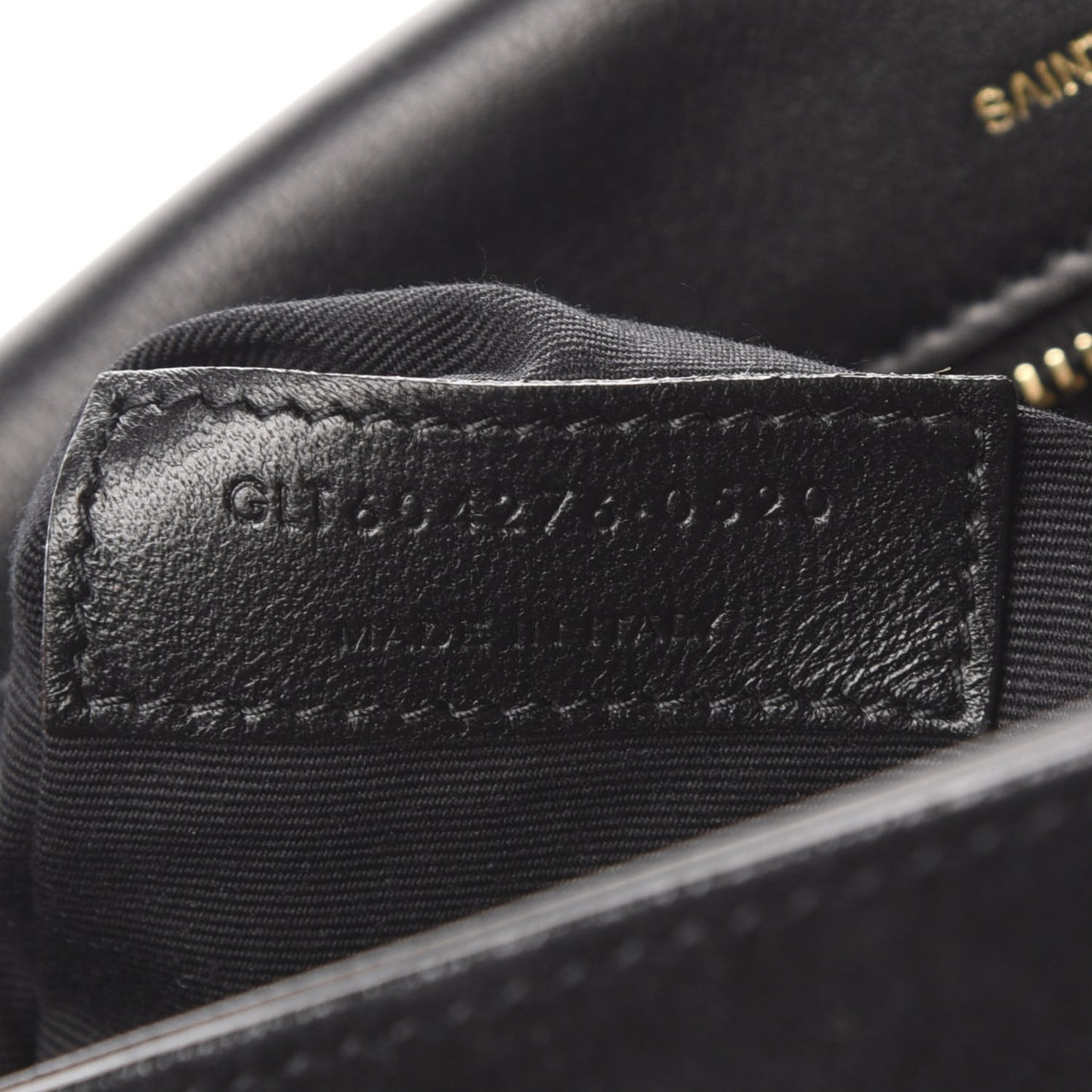 Suede Monogram Tassel Kate 99 Black