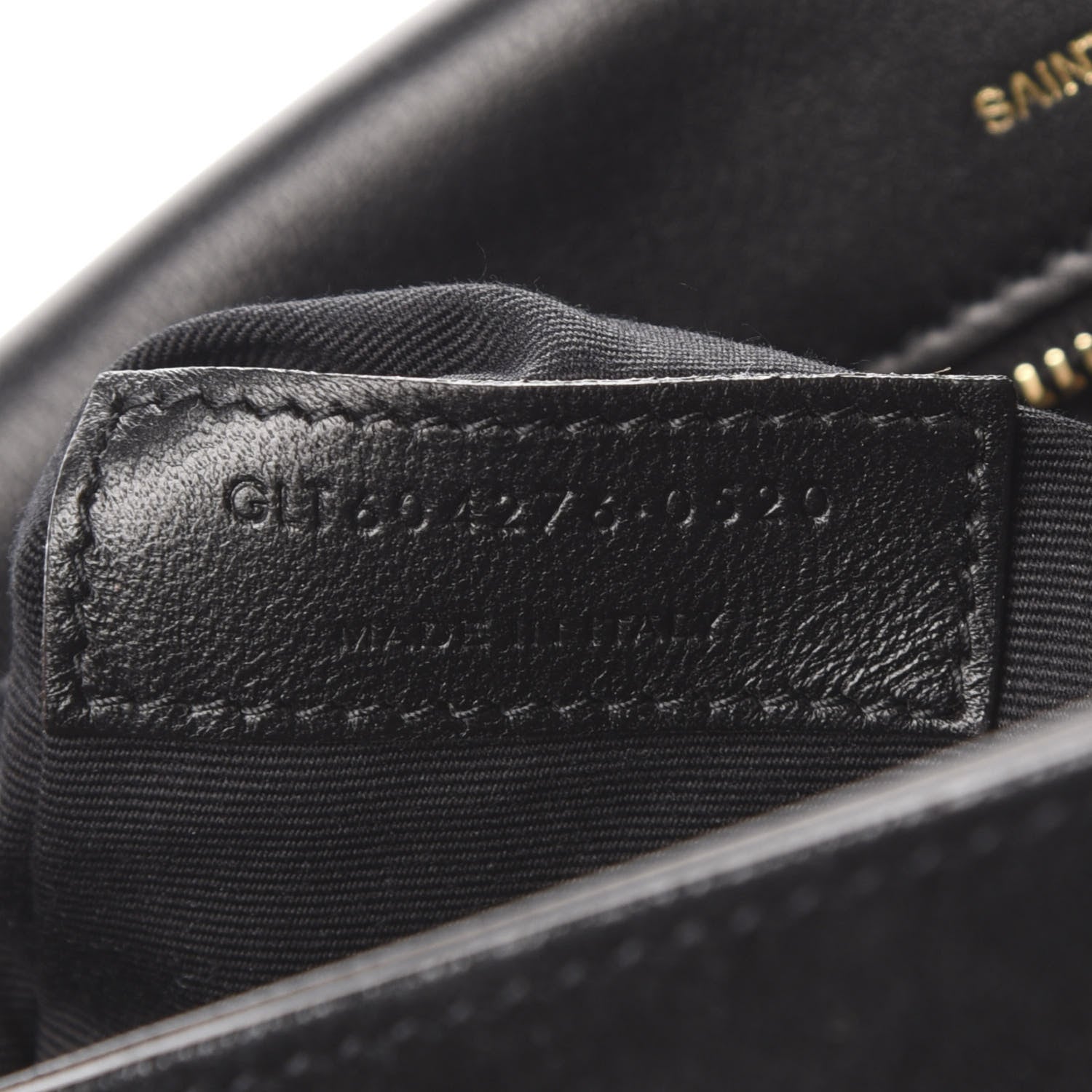 Saint Laurent Suede Monogram Tassel Kate 99 Black 9 of 9