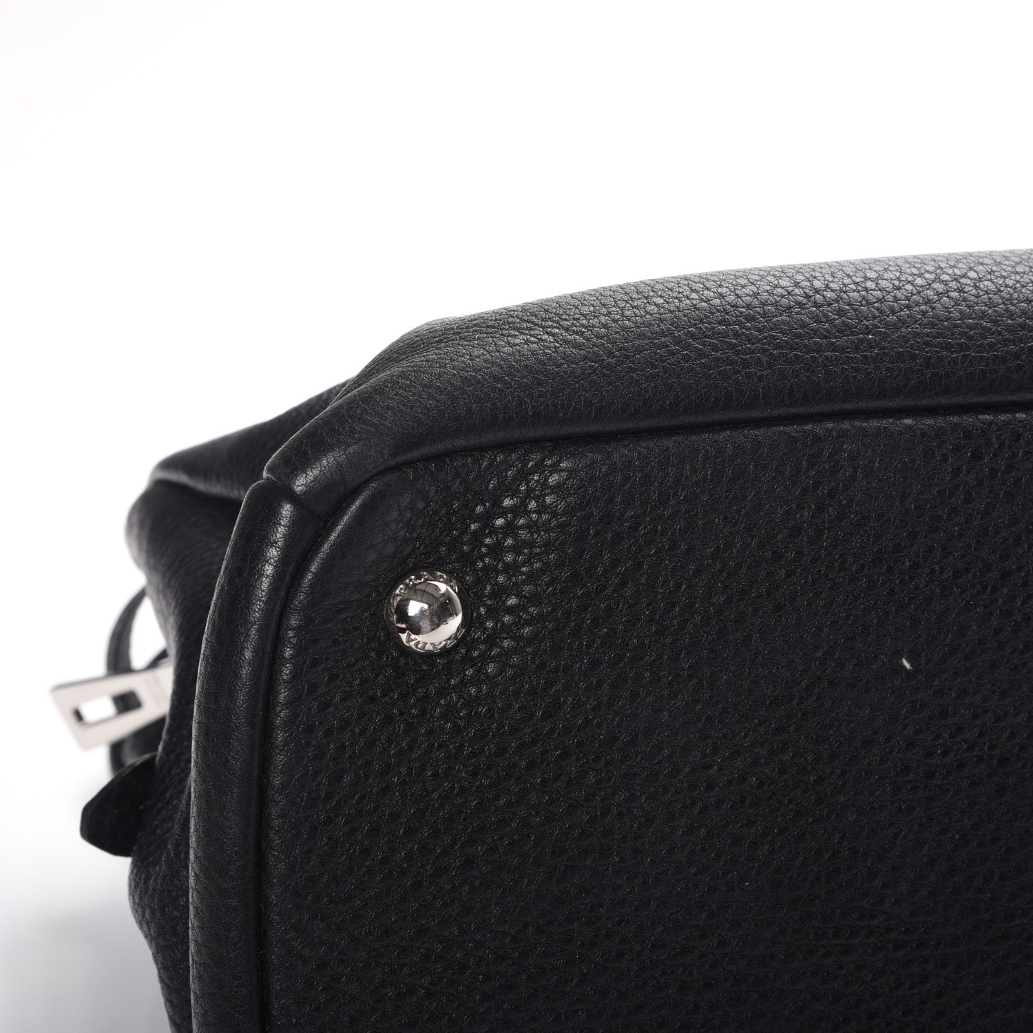 Prada Vitello Daino Tote Nero Black 10 of 10