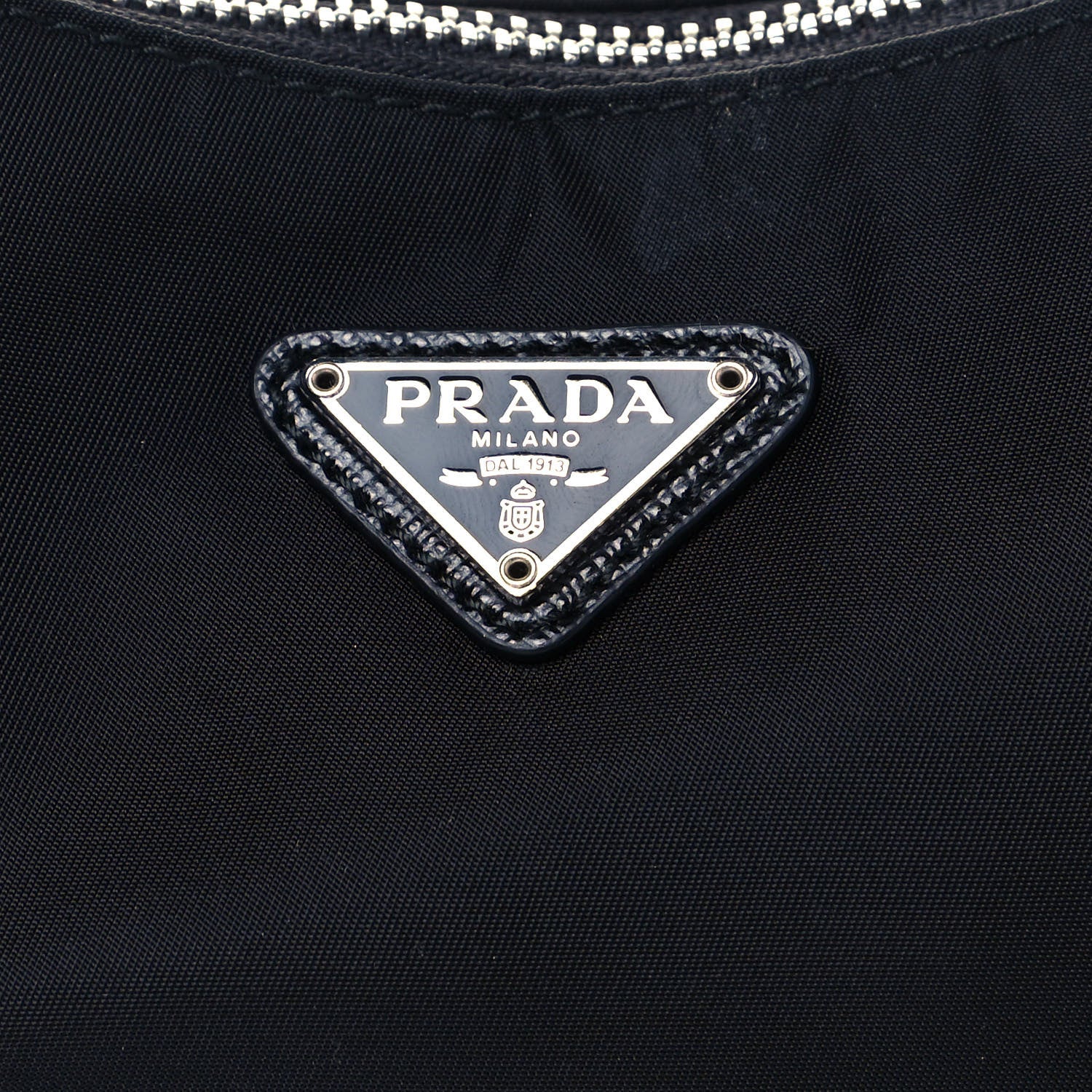 Prada Nylon Re-Edition 2005 Shoulder Bag Black 8 of 10