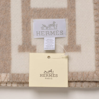 Hermes Wool Cashmere Avalon III Blanket Coco Camomille 4 of 4