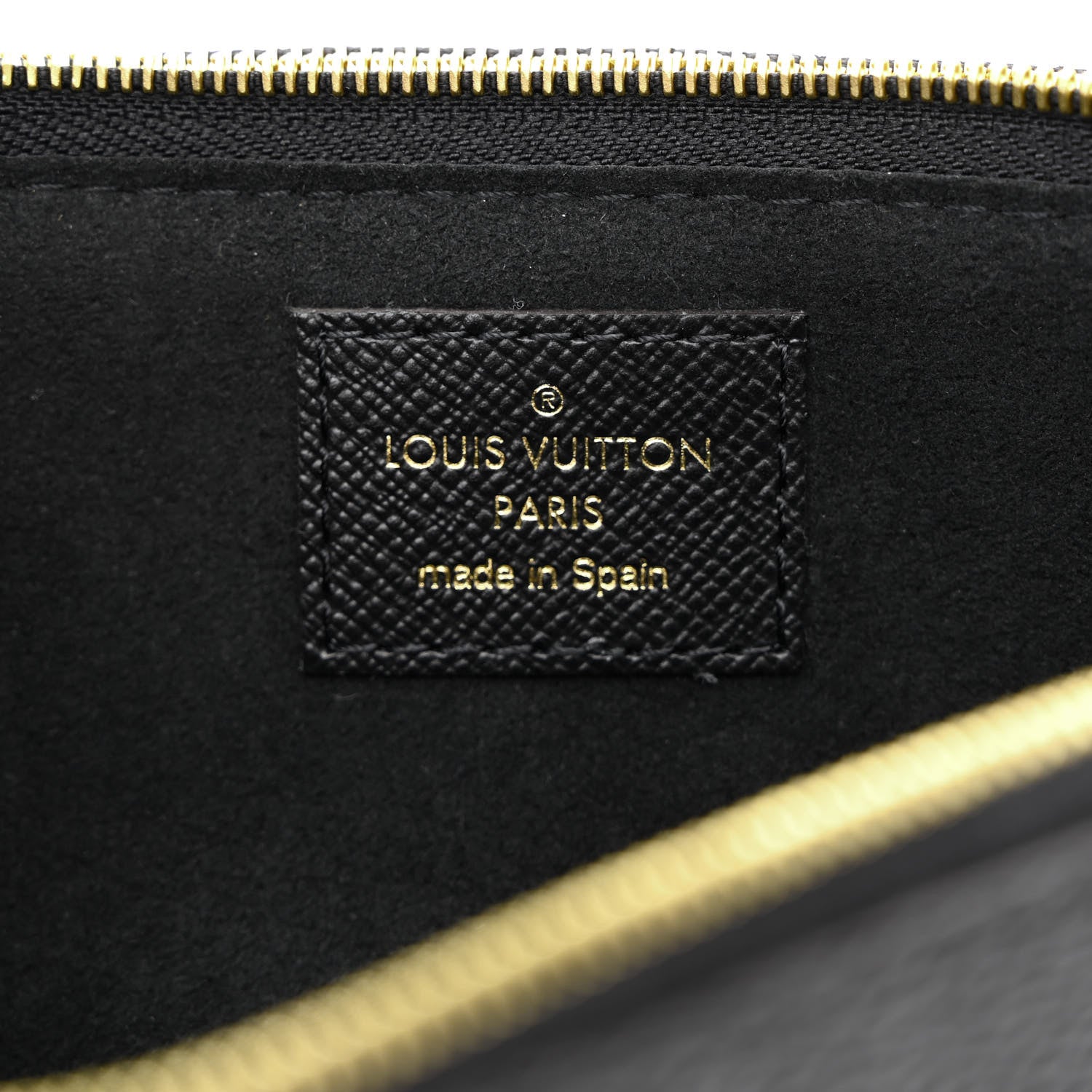 Louis Vuitton Monogram Giant Jungle Pochette Double Zip Black 8 of 11