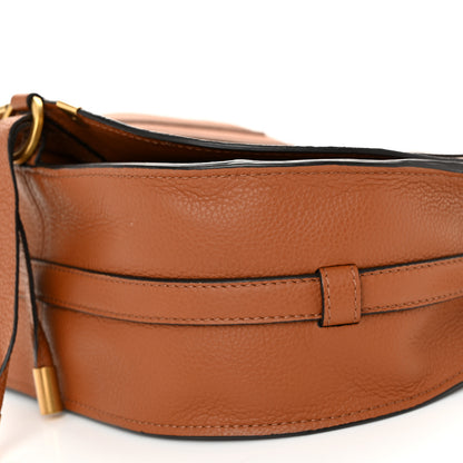 Chloe Grained Calfskin Medium Marcie Saddle Bag Tan 11 of 11