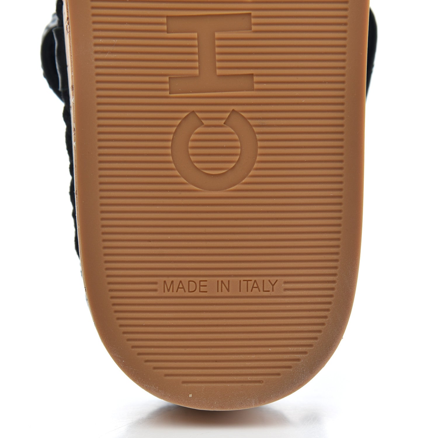 Chanel Cord Lambskin Quilted Logo Sandals 38 Black 6 of 8