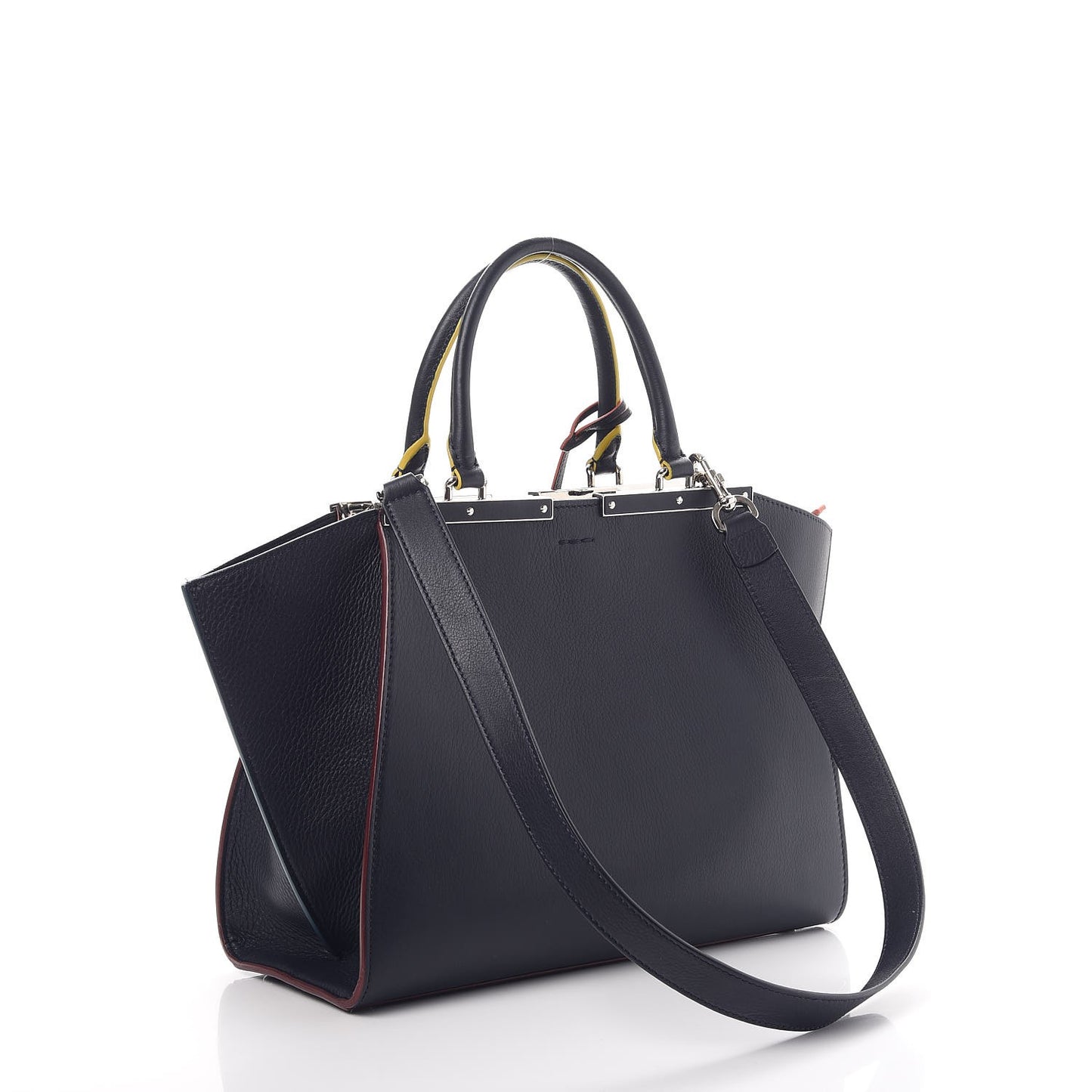 Vitello Dolce Century Petite 3Jours Tote Blue Notte
