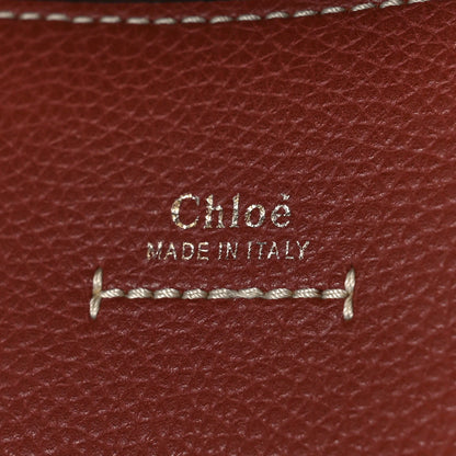 Chloe Grained Calfskin Small Darryl Saddle Crossbody Bag Sepia Brown 7 of 9