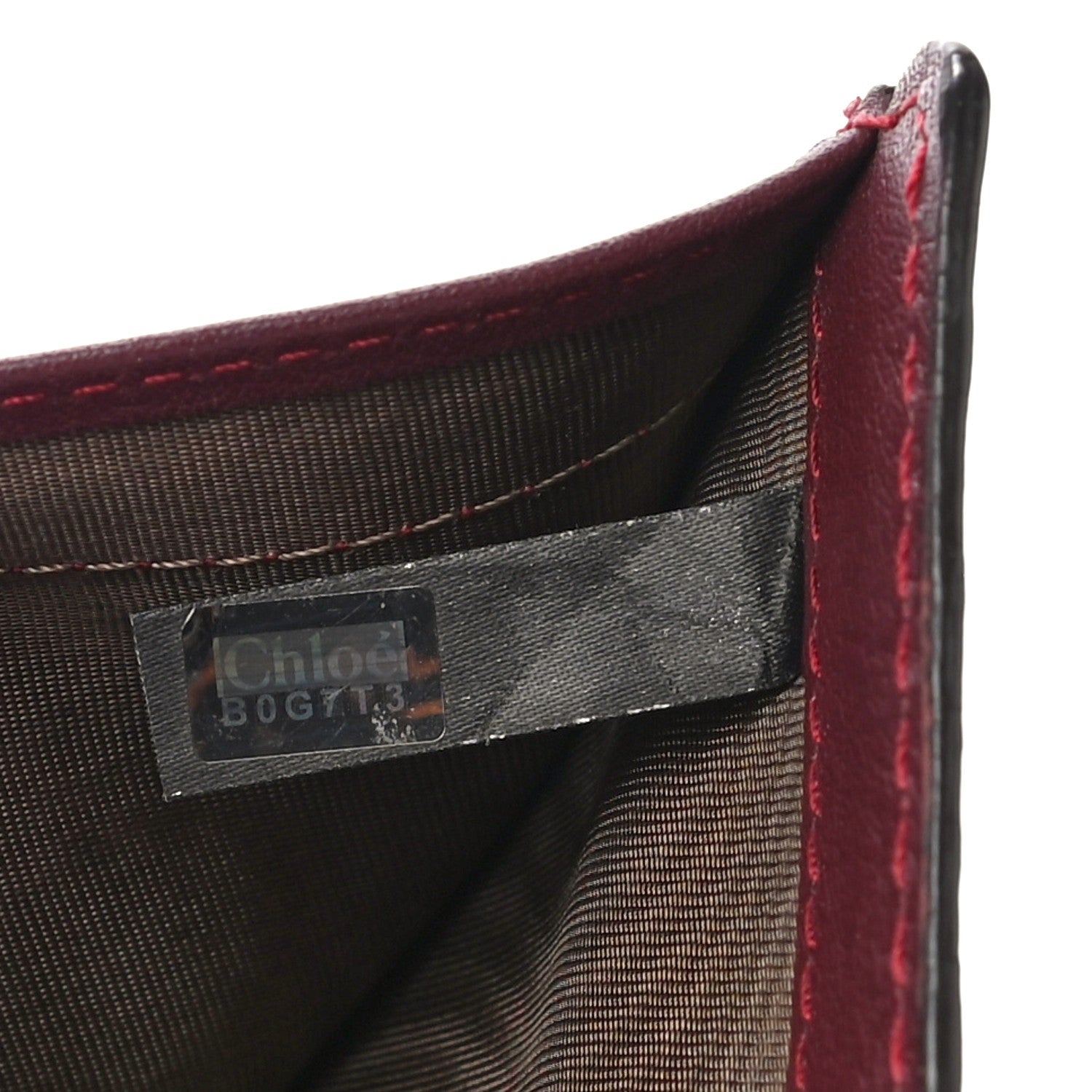 Chloe Grained Calfskin Marcie Square Wallet Intense Violine 8 of 11