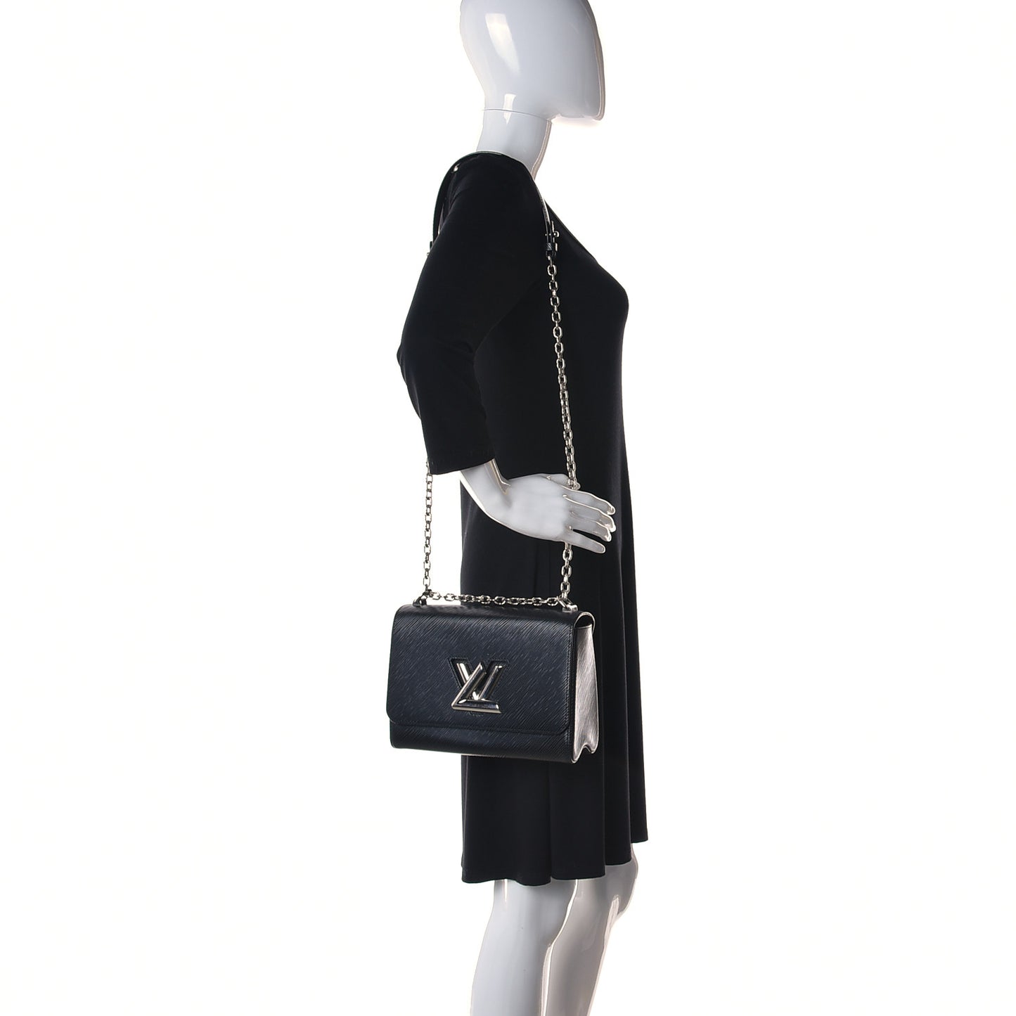 Epi Twist Shoulder Bag MM Black