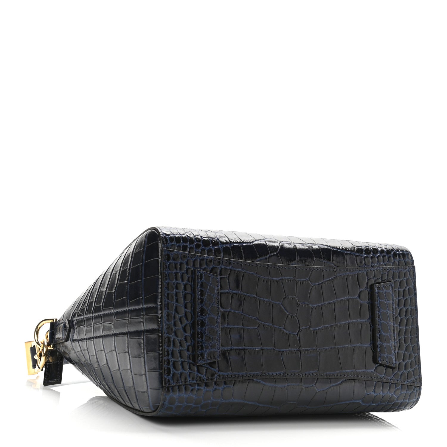 Givenchy Calfskin Crocodile Embossed Small Antigona Navy 4 of 9