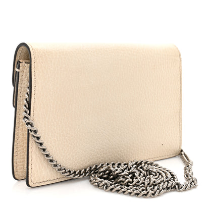 Gucci Dollar Calfskin Crystal Super Mini Dionysus Shoulder Bag Mystic White Black Diamond 3 of 14