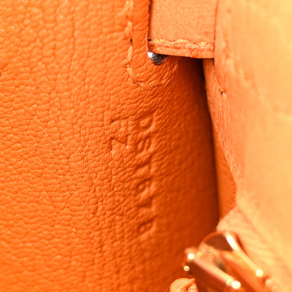 Hermes Ostrich Kelly Sellier 25 Abricot 7 of 12