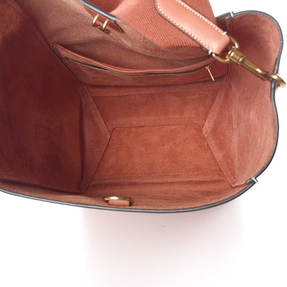Celine Natural Calfskin Sangle Bucket Bag Terracotta 5 of 11