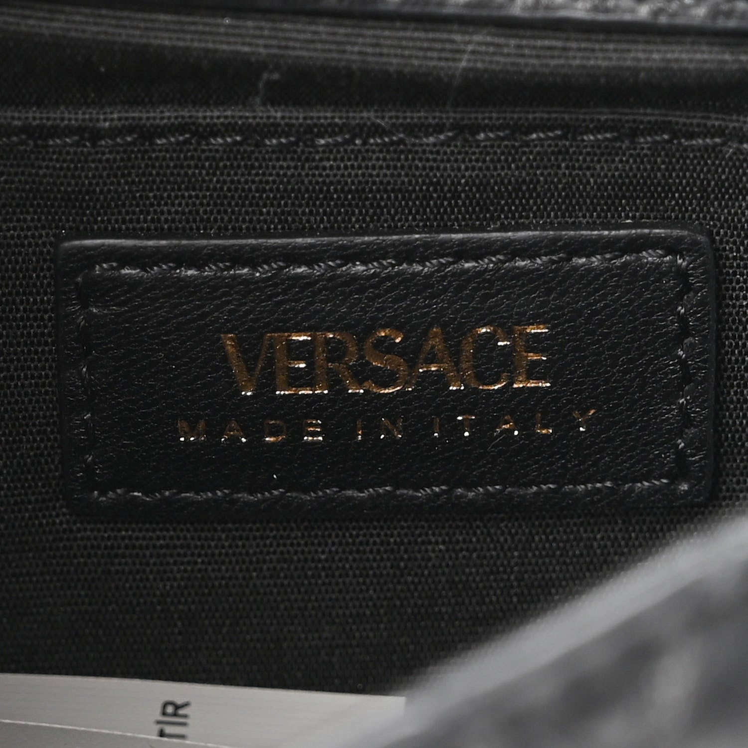 Versace Nappa Quilted Small Medusa Chain Crossbody Black 6 of 9
