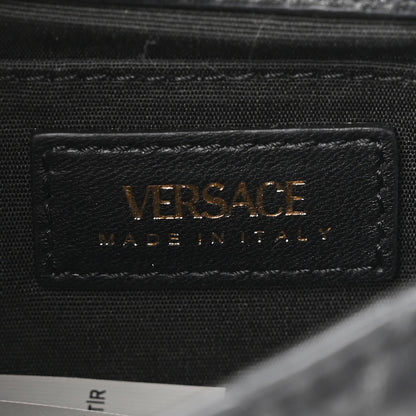 Versace Nappa Quilted Small Medusa Chain Crossbody Black 6 of 9