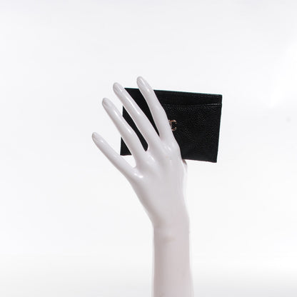 Chanel Caviar Quilted Card Holder Black 2 of 8